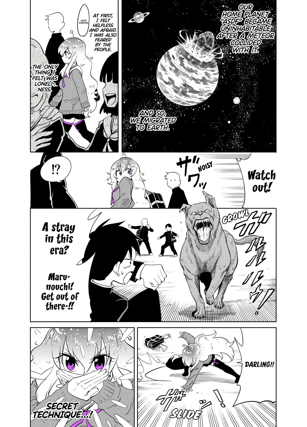 The Alien Next to Me is Scary Chapter 8 page 1 - Chapter 8