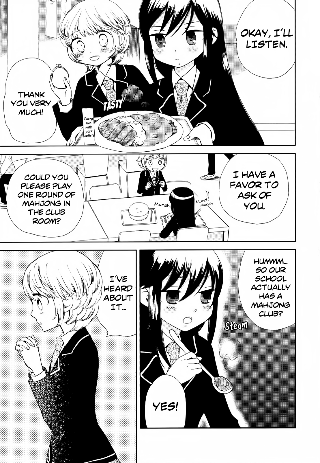 The All Girls' Mahjong Club Is Doing Club Activities! Chapter 0.2 page 5 - Chapter 0 v2 : [Oneshot]