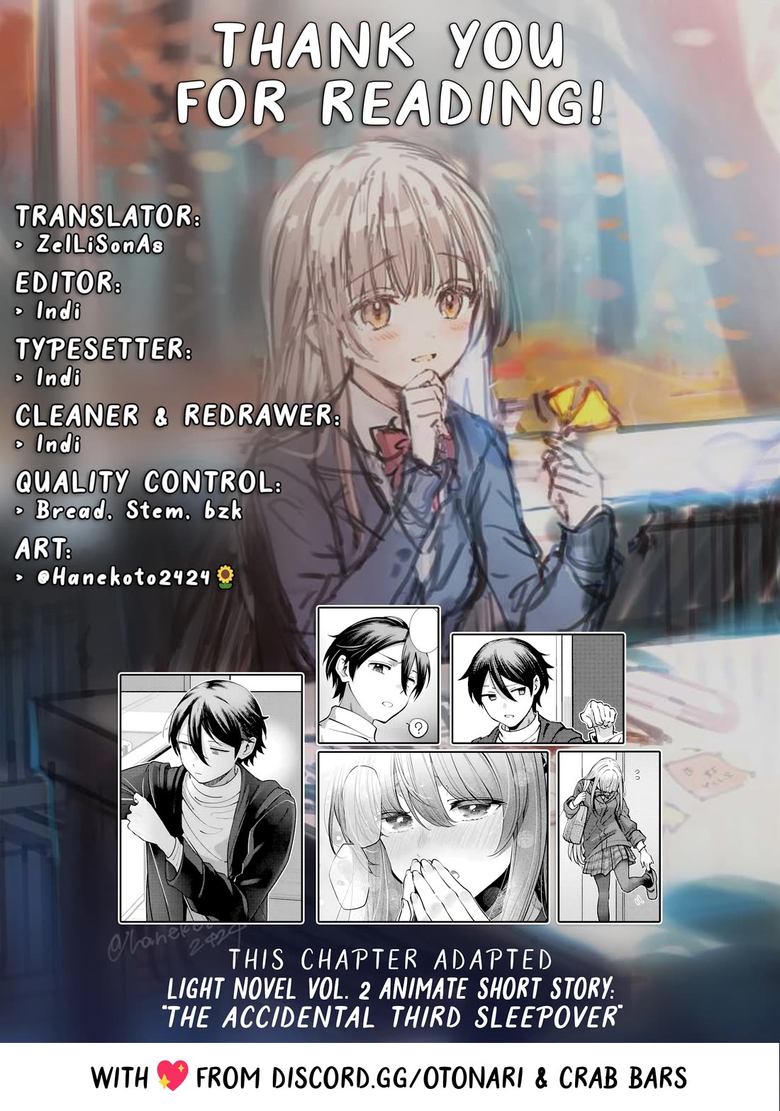 The Angel Next Door Spoils Me Rotten: After the Rain Chapter 17 page 13 - Chapter 17: The Accidental Third Sleepover (Pt. 2)