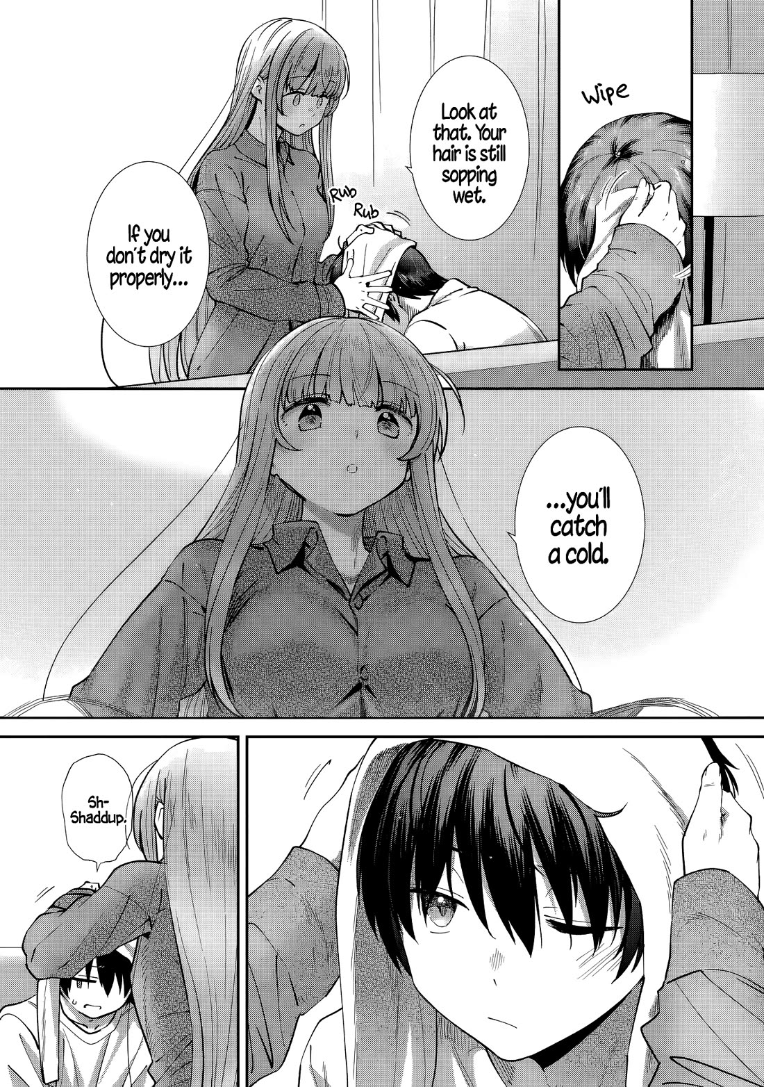 The Angel Next Door Spoils Me Rotten: After the Rain Chapter 18 page 4 - Chapter 18: The Accidental Third Sleepover (Pt. 3)