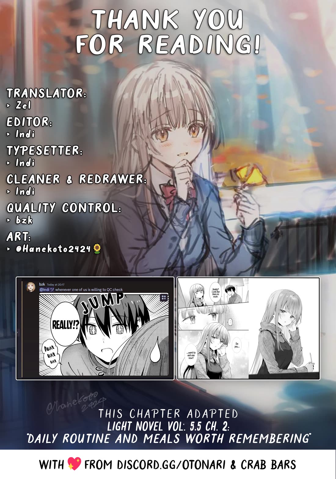 The Angel Next Door Spoils Me Rotten: After the Rain Chapter 23 page 14 - Chapter 23: Daily Routine and Meals Worth Remembering (Pt. 2)