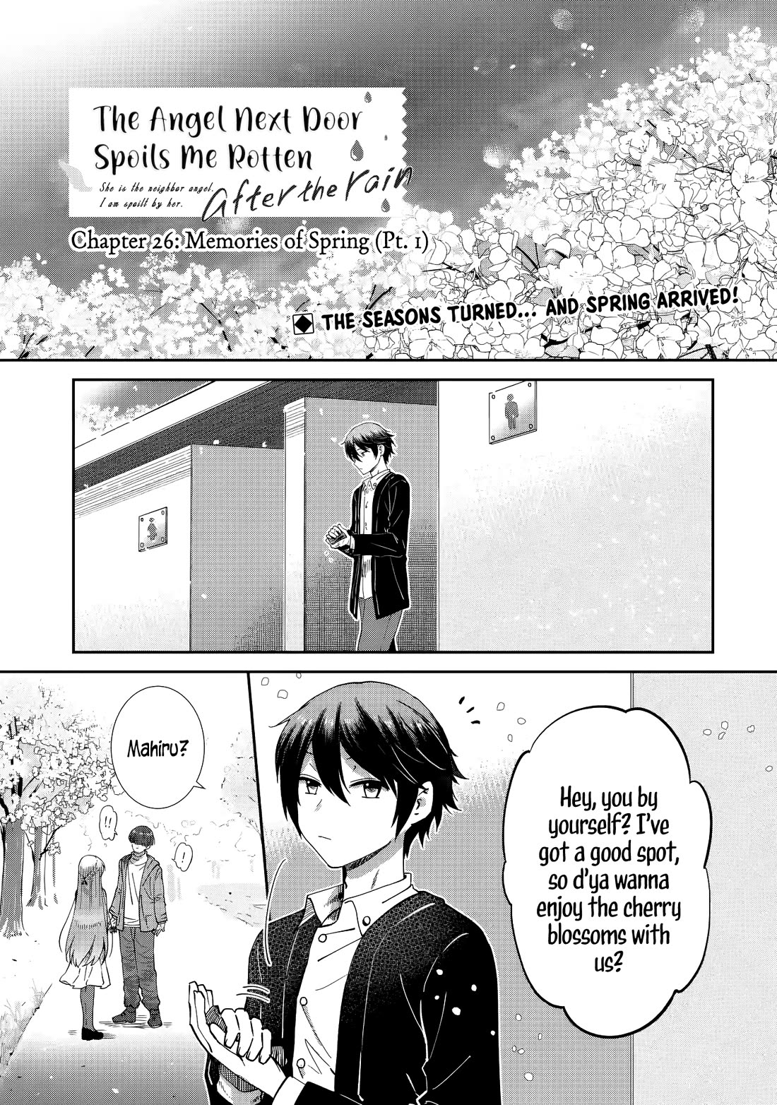 The Angel Next Door Spoils Me Rotten: After the Rain Chapter 26 page 1 - Chapter 26: Memories of Spring (Pt. 1)