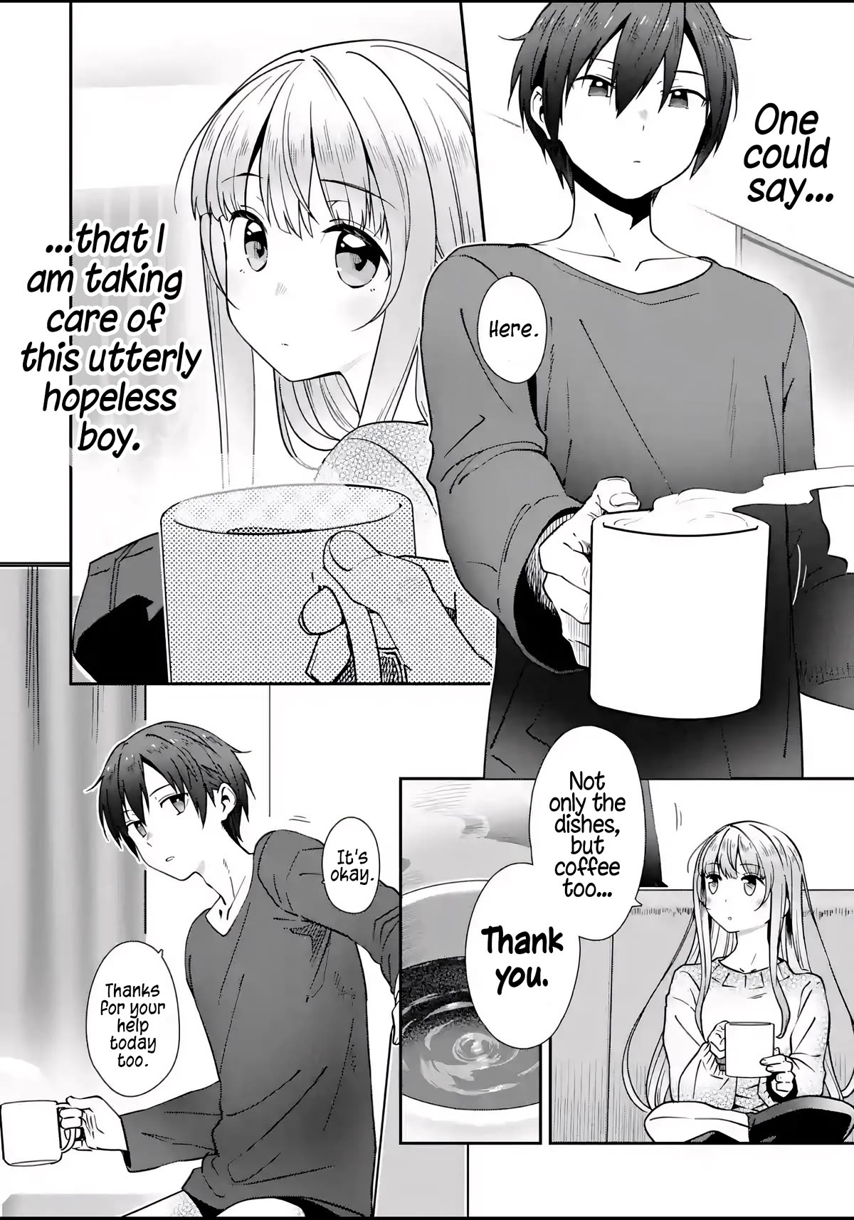 The Angel Next Door Spoils Me Rotten: After the Rain Chapter 3 page 6 - Chapter 3: Unsweetened Coffee with a Pinch of Sugar