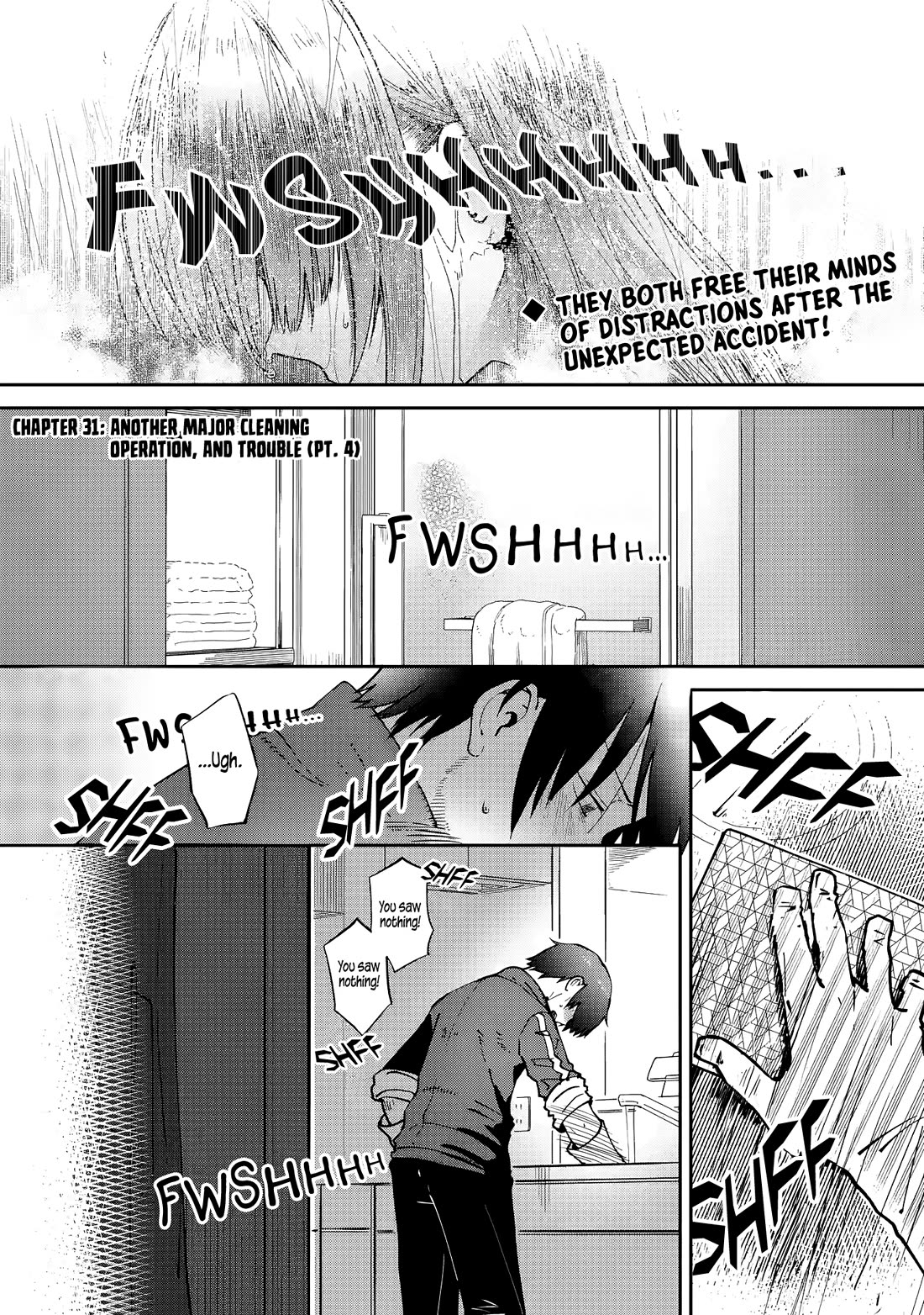 The Angel Next Door Spoils Me Rotten: After the Rain Chapter 31 page 1 - Chapter 31: Another Major Cleaning Operation, and Trouble (Pt. 4)