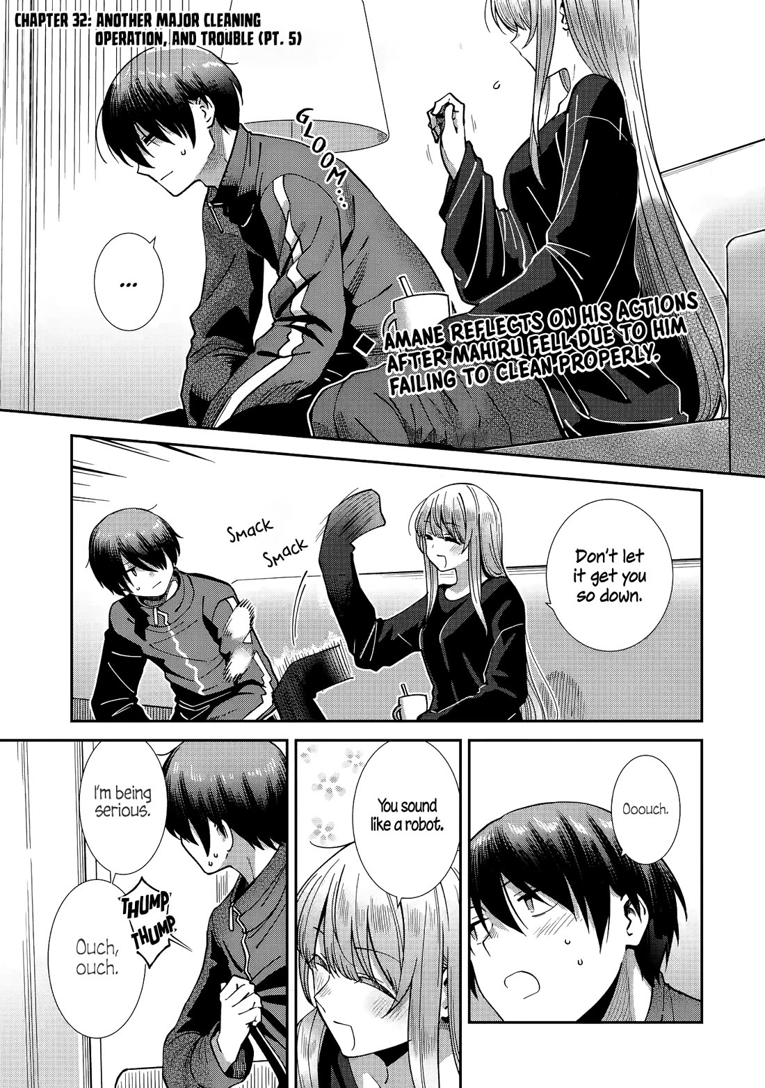 The Angel Next Door Spoils Me Rotten: After the Rain Chapter 32 page 1 - Chapter 32: Another Major Cleaning Operation, and Trouble (Pt. 5)