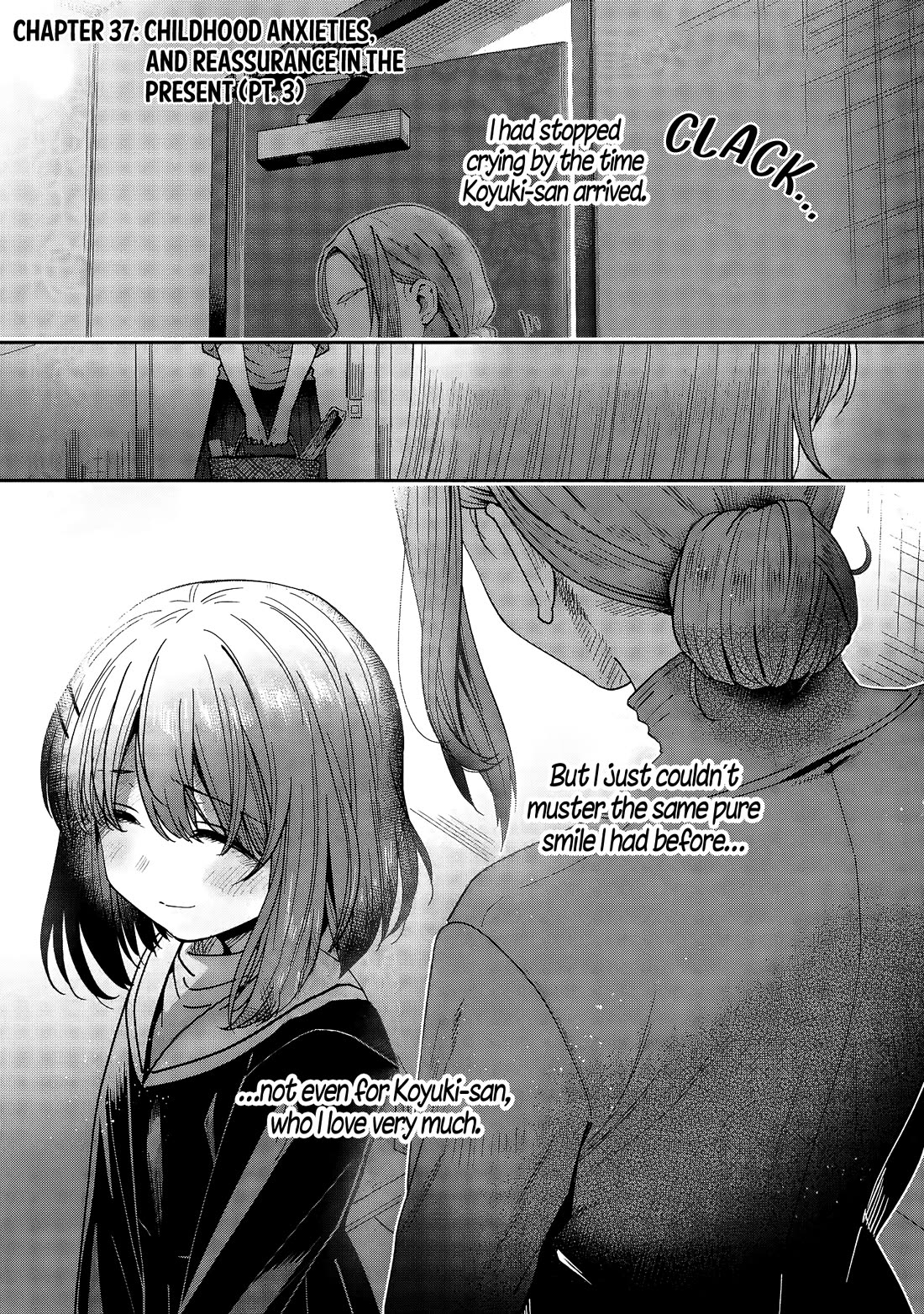 The Angel Next Door Spoils Me Rotten: After the Rain Chapter 37 page 1 - Chapter 37: Childhood Anxieties, and Reassurance in the Present (Pt. 3)