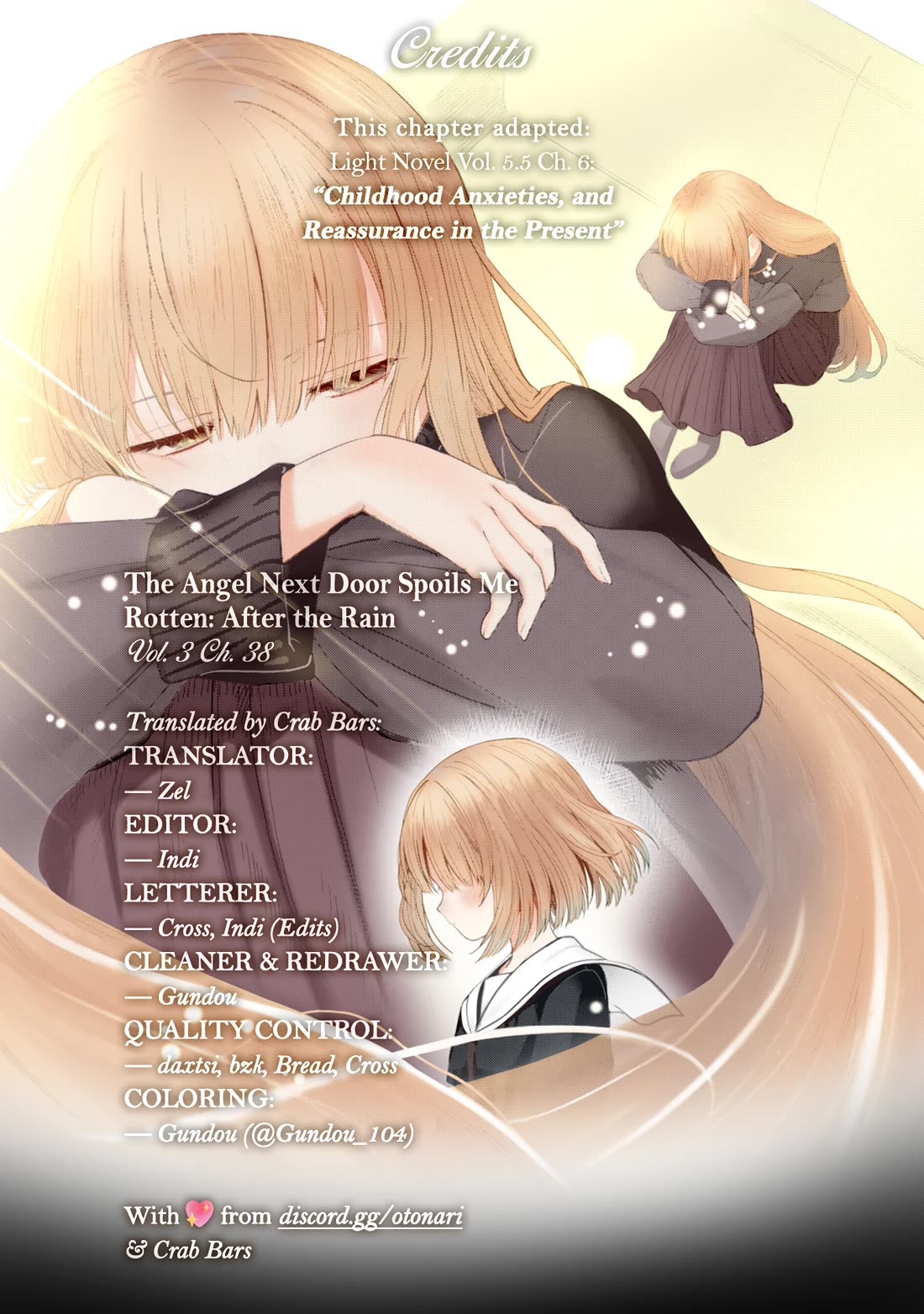 The Angel Next Door Spoils Me Rotten: After the Rain Chapter 38 page 13 - Chapter 38: Childhood Anxieties, and Reassurance in the Present (Pt. 4)