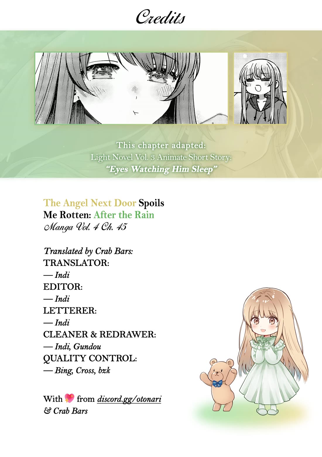 The Angel Next Door Spoils Me Rotten: After the Rain Chapter 45 page 12 - Chapter 45: Eyes Watching Him Sleep