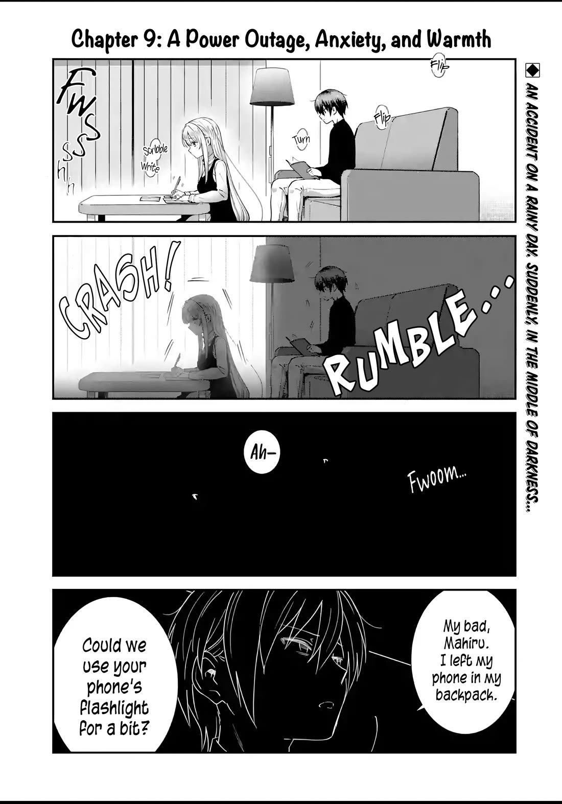 The Angel Next Door Spoils Me Rotten: After the Rain Chapter 9 page 1 - Chapter 9: A Power Outage, Anxiety, and Warmth