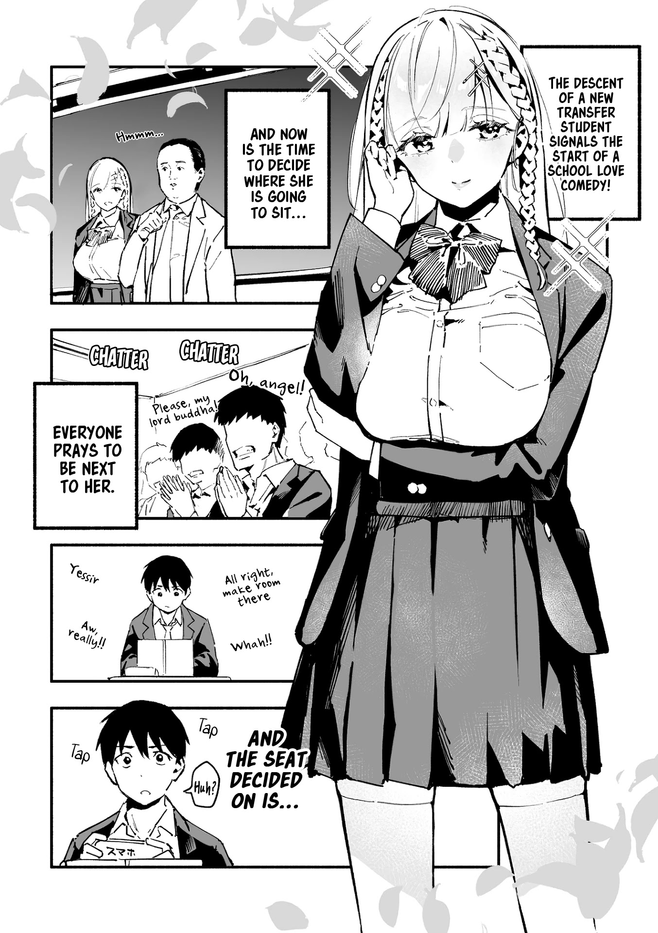 The Angelic Yet Devilish Transfer Student With Big Tits Chapter 2 page 1 - Chapter 2