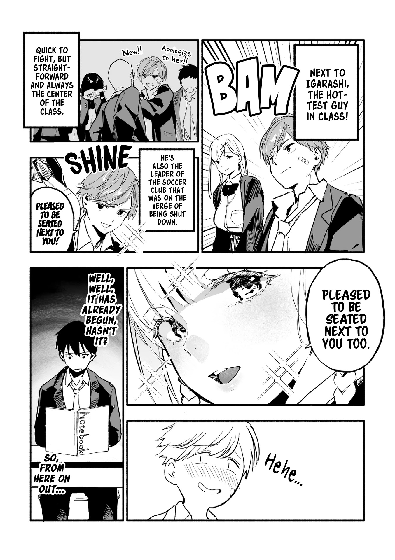 The Angelic Yet Devilish Transfer Student With Big Tits Chapter 2 page 2 - Chapter 2