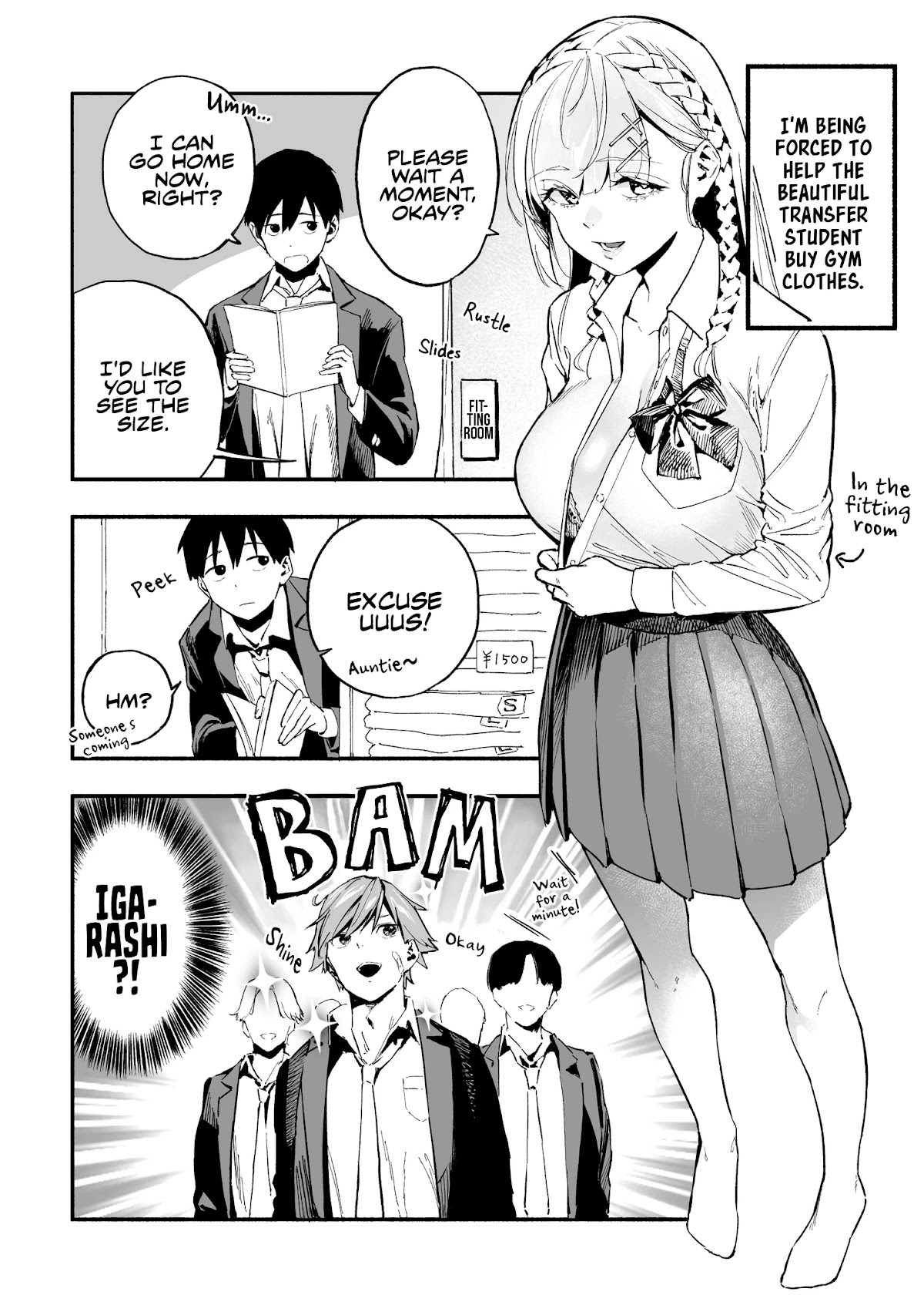The Angelic Yet Devilish Transfer Student With Big Tits Chapter 4 page 1 - Chapter 4