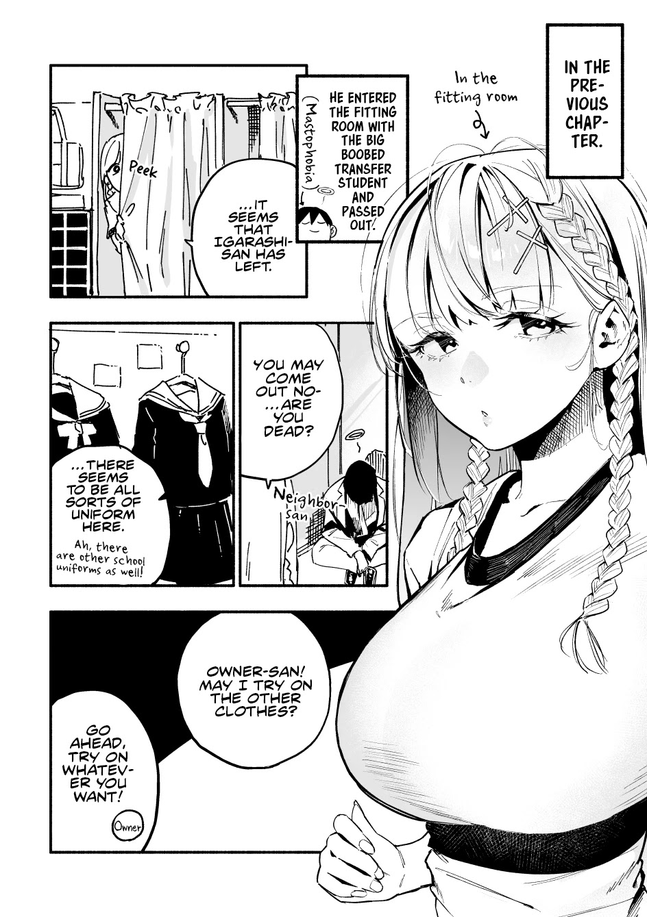 The Angelic Yet Devilish Transfer Student With Big Tits Chapter 5 page 1 - Chapter 5