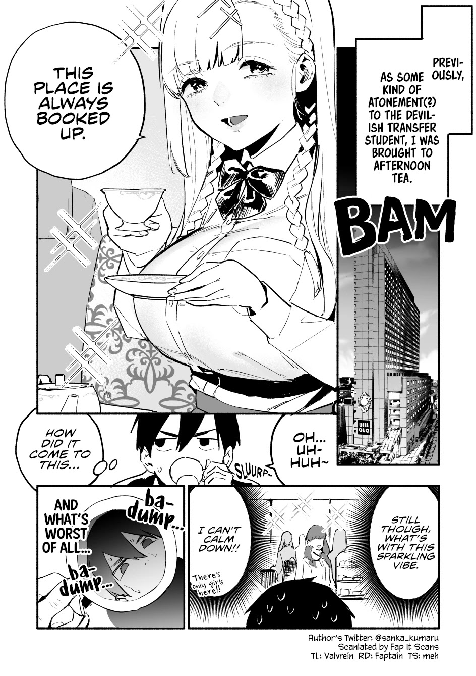 The Angelic Yet Devilish Transfer Student With Big Tits Chapter 7 page 1 - Chapter 7