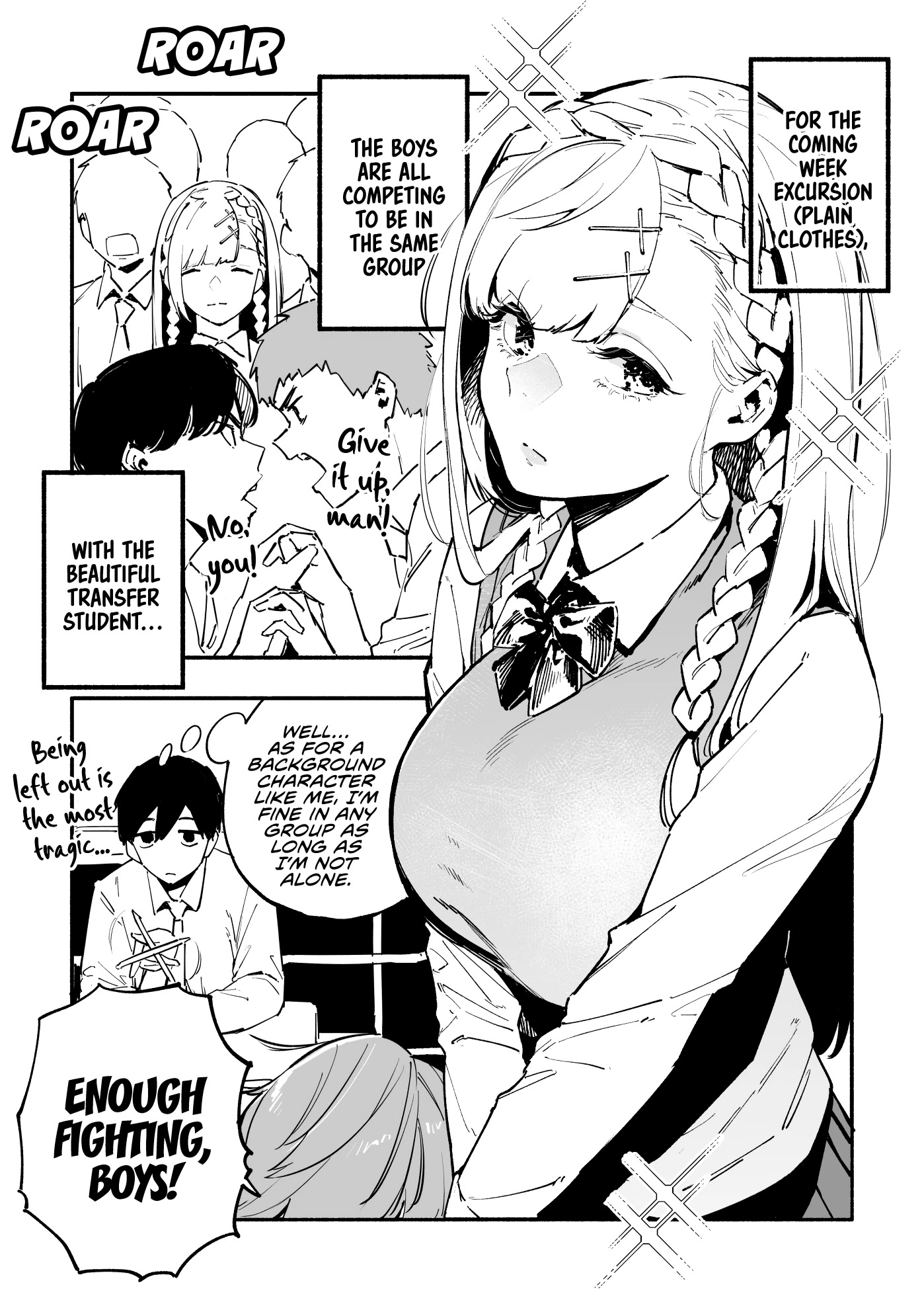 The Angelic Yet Devilish Transfer Student With Big Tits Chapter 8 page 1 - Chapter 8