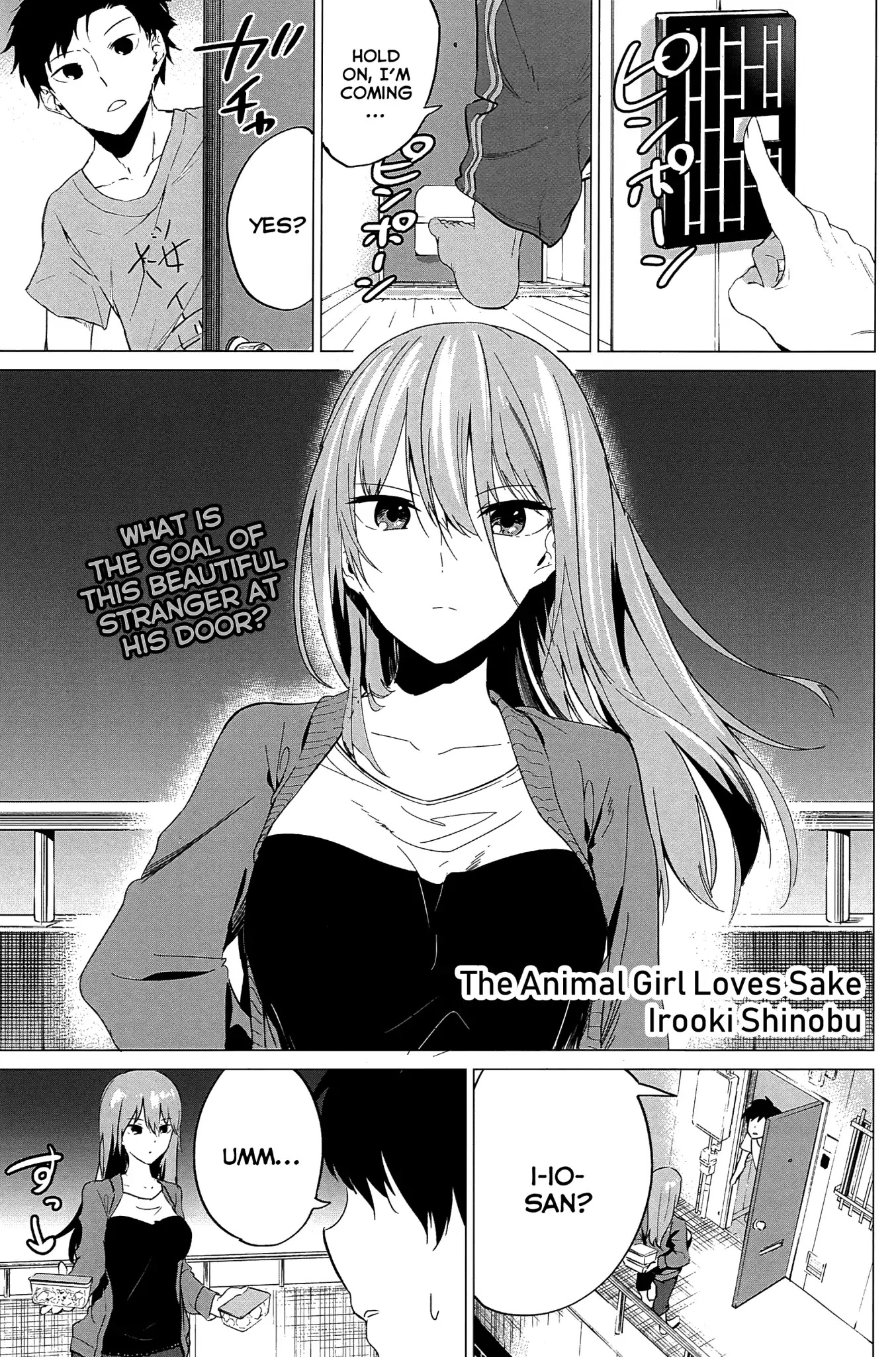 The Animal Girl Loves Sake Chapter 0 page 1 - Chapter 0: Oneshot