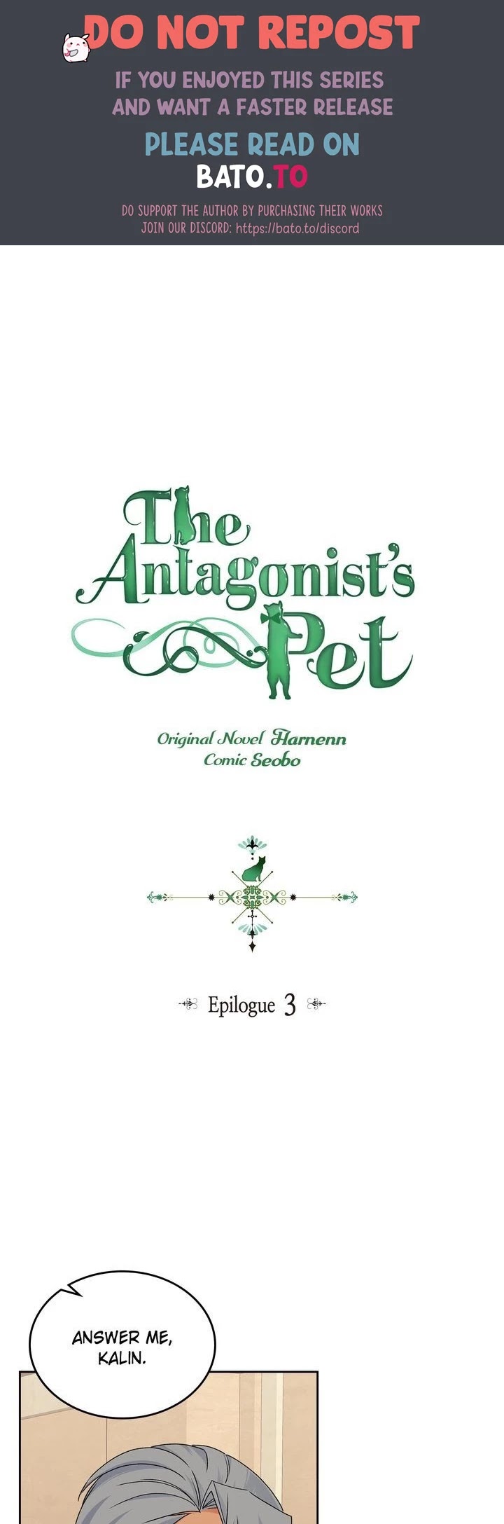 The Antagonist's Pet Chapter 107 page 1 - Chapter 107: Epilogue 3