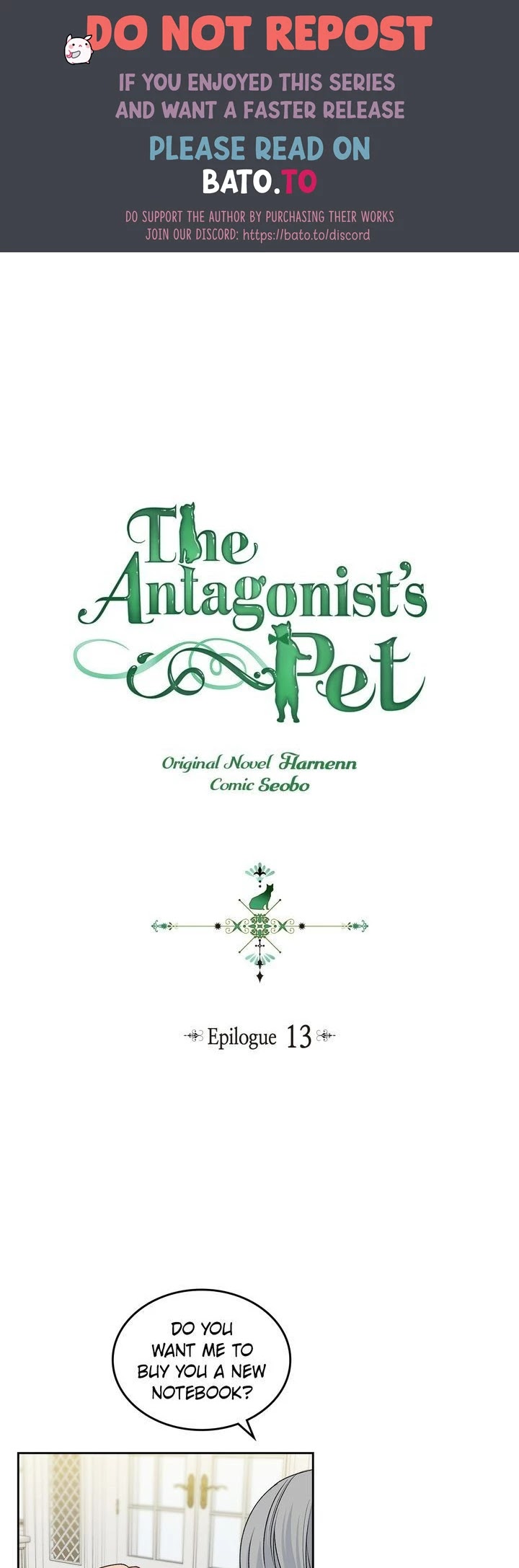 The Antagonist's Pet Chapter 117 page 1 - Chapter 117: Epilogue 13 [END]