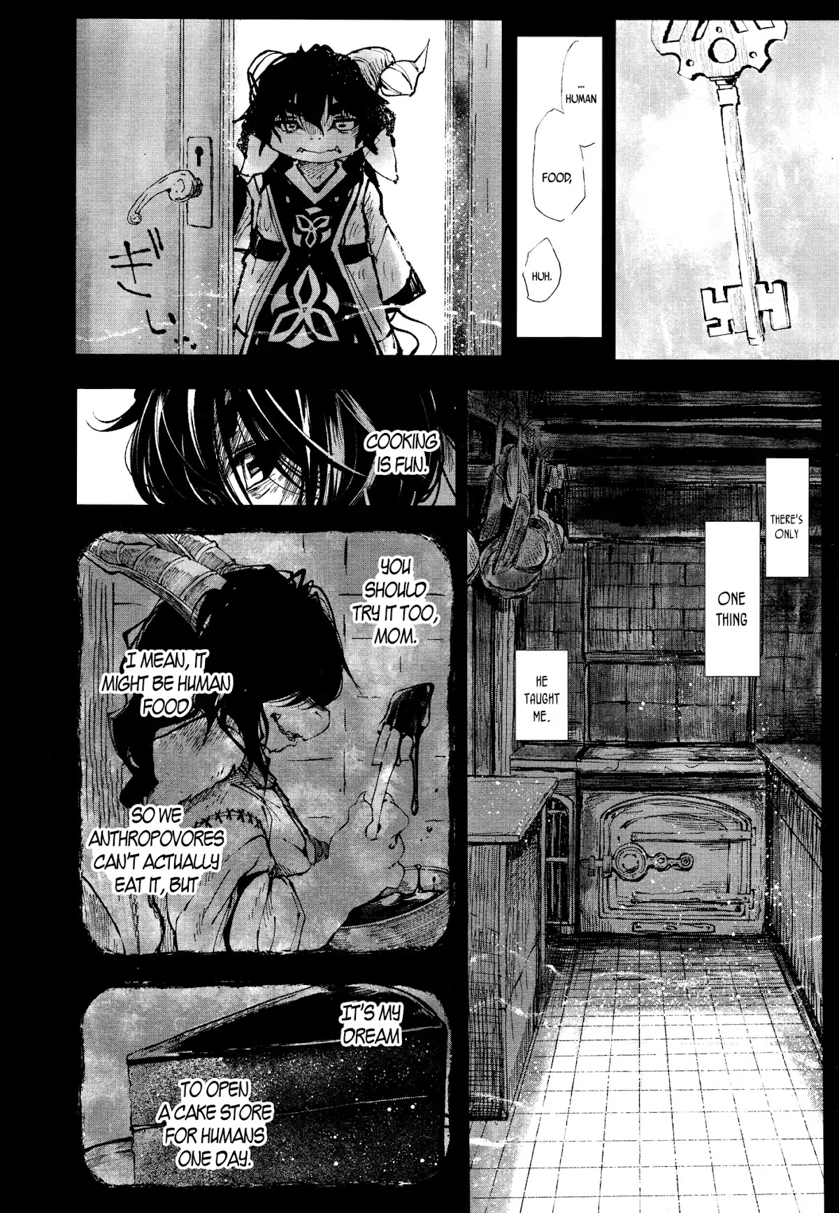 The Anthropovore's Chocolate Cake Chapter 0 page 6 - Chapter 0: Oneshot