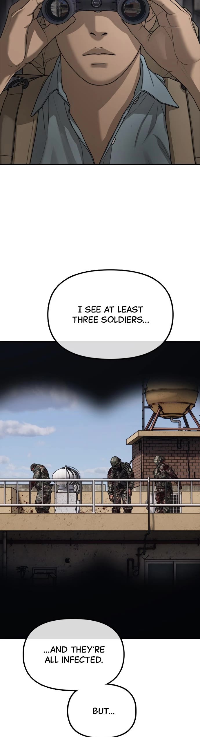 The Apocalypse is Here Chapter 11 page 74 - Chapter 11: Ep. 11 - Three-Man Party Formed