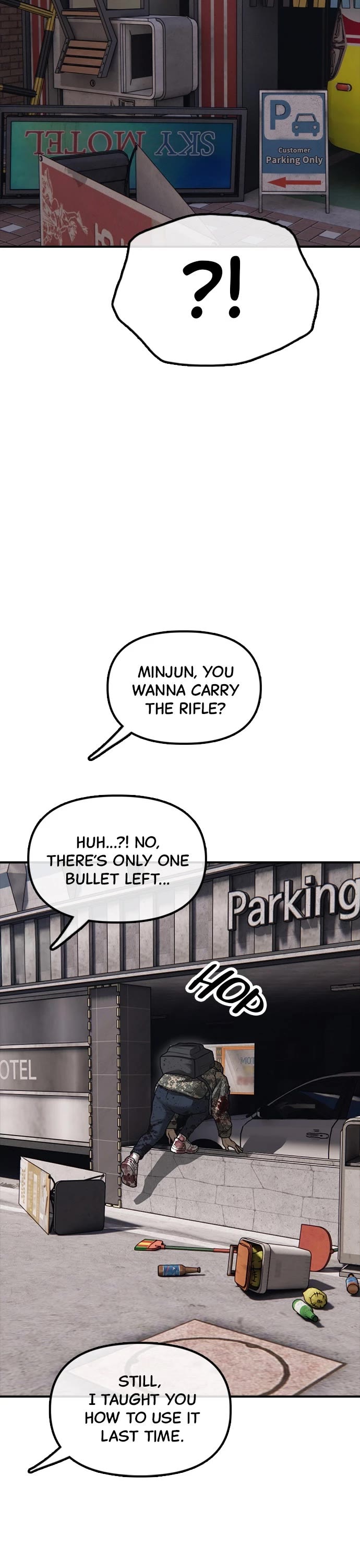 The Apocalypse is Here Chapter 23 page 8 - Chapter 23: Ep. 23 - The Devil of Sky Motel