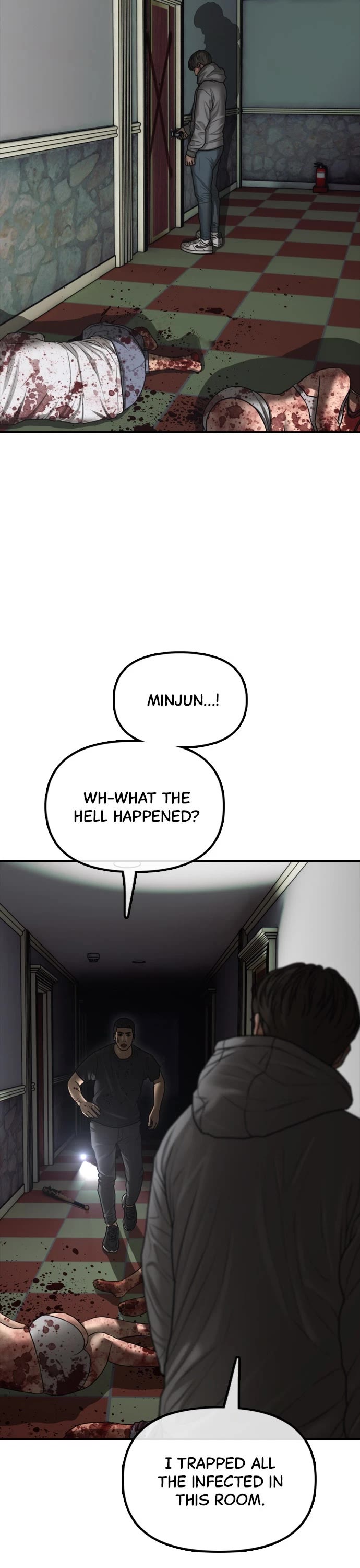 The Apocalypse is Here Chapter 25 page 36 - Chapter 25: Ep. 25 - You Can't Kill Me, Minjun