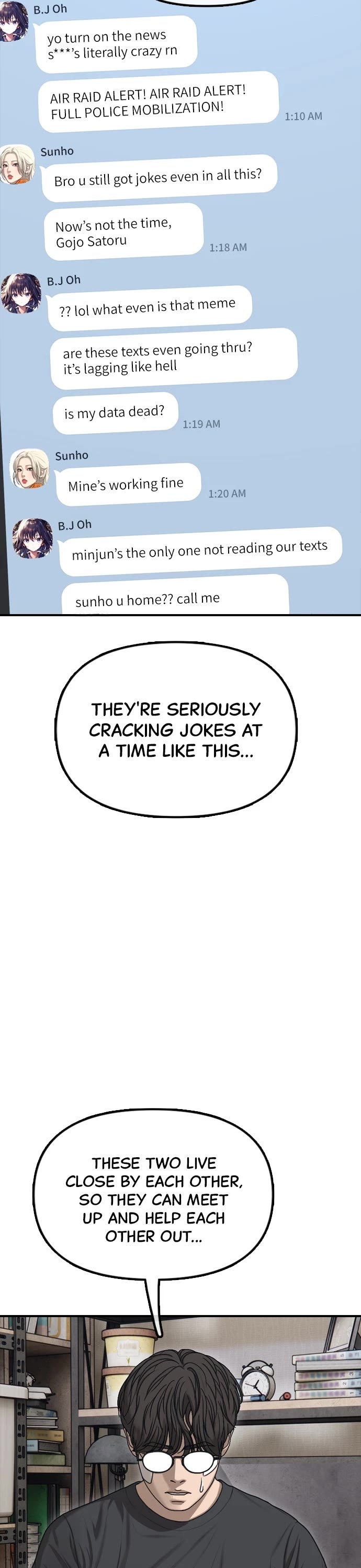 The Apocalypse is Here Chapter 3 page 46 - Chapter 3: Ep. 3 - How Did You End up Here?
