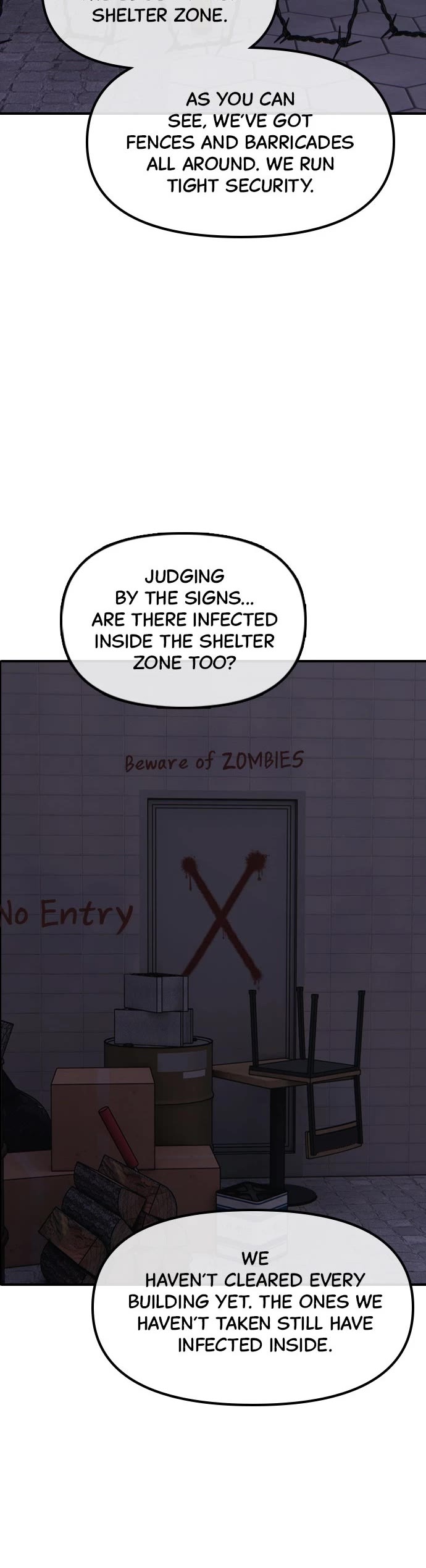 The Apocalypse is Here Chapter 31 page 45 - Chapter 31: Ep. 31 - Safe Zone