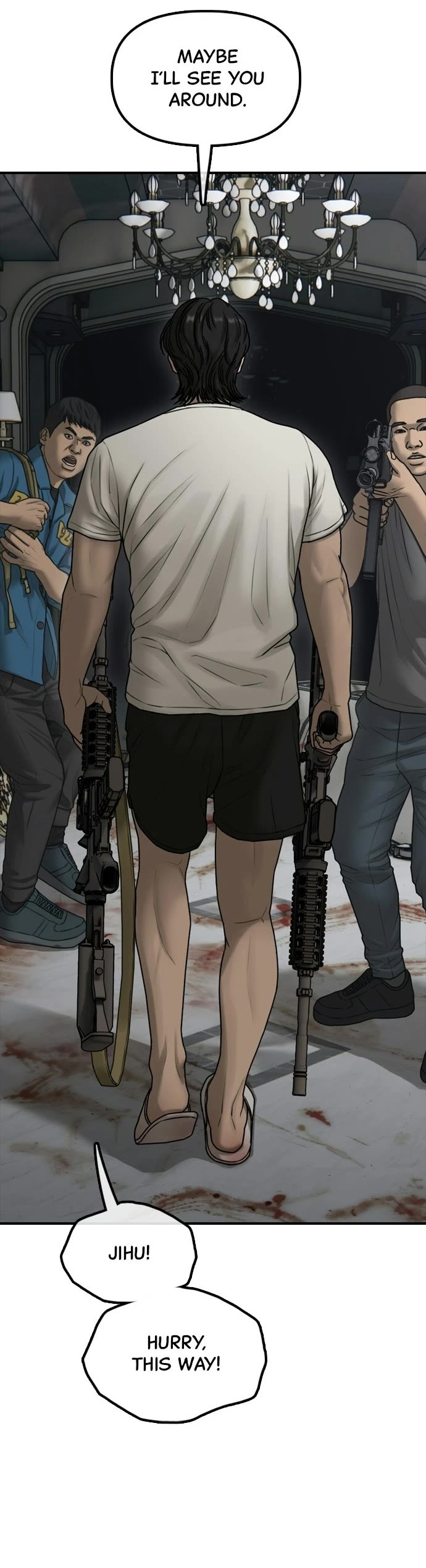 The Apocalypse is Here Chapter 34 page 75 - Chapter 34: Ep. 34 - First Encounter With Jihu Song