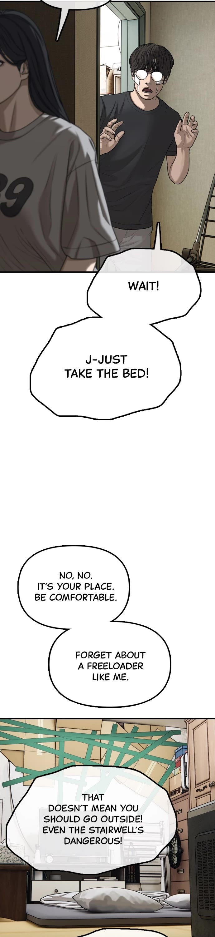 The Apocalypse is Here Chapter 4 page 87 - Chapter 4: Ep. 4 - My Semi-Basement With Yena Han