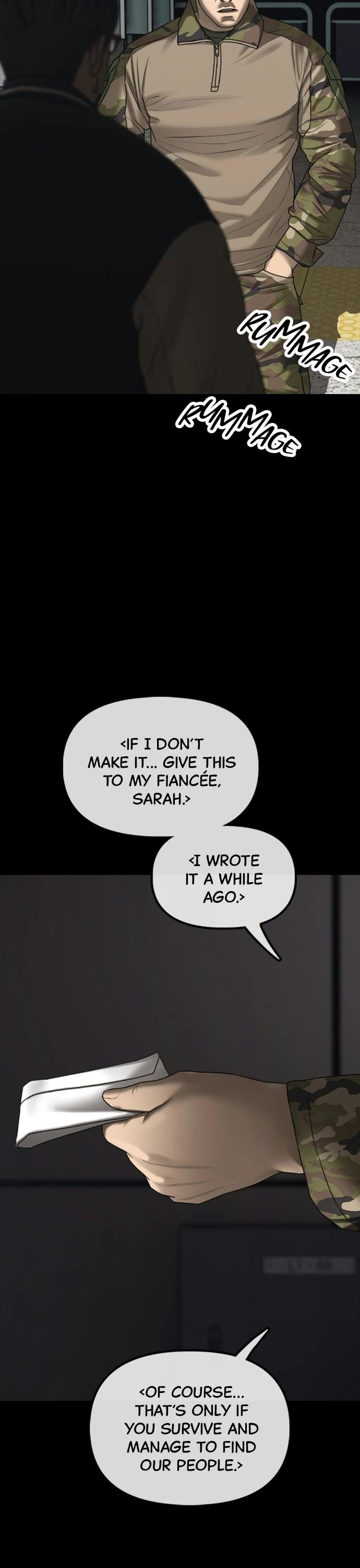 The Apocalypse is Here Chapter 51 page 11 - Chapter 51: Ep. 51 - The American Soldier's Resolve