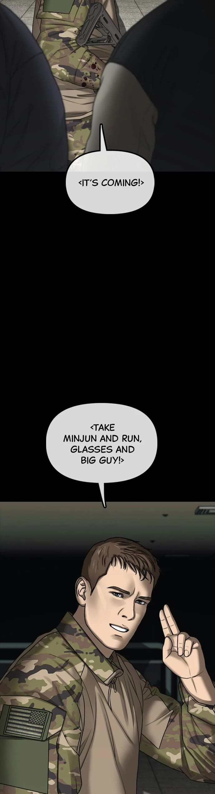 The Apocalypse is Here Chapter 51 page 14 - Chapter 51: Ep. 51 - The American Soldier's Resolve