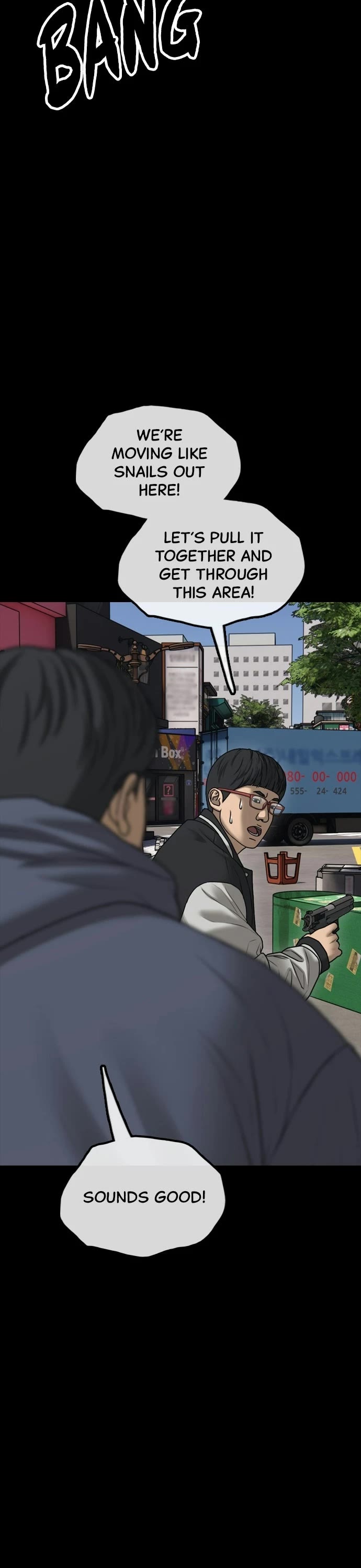 The Apocalypse is Here Chapter 51 page 46 - Chapter 51: Ep. 51 - The American Soldier's Resolve