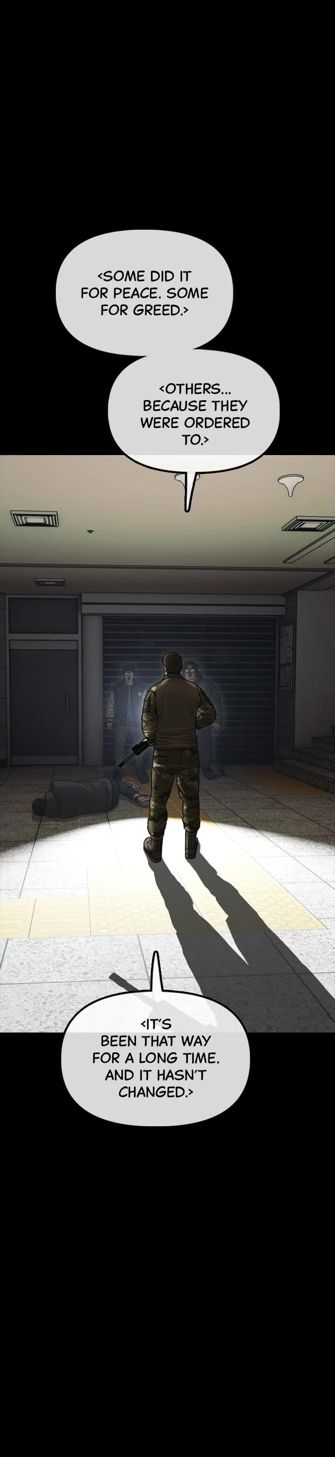The Apocalypse is Here Chapter 51 page 8 - Chapter 51: Ep. 51 - The American Soldier's Resolve