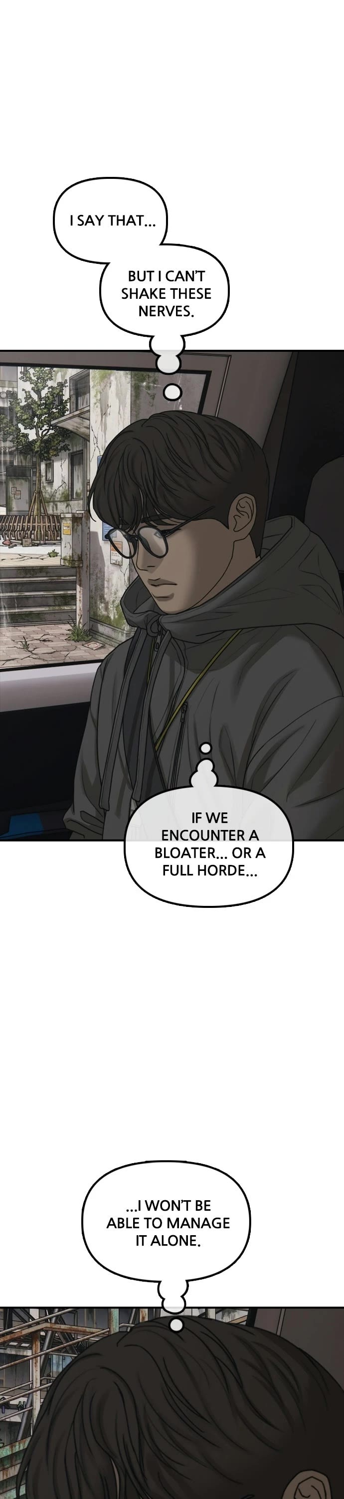 The Apocalypse is Here Chapter 55 page 13 - Chapter 55: Ep. 55 - The Odds of Running into an Idol in a Zombie Apocalypse