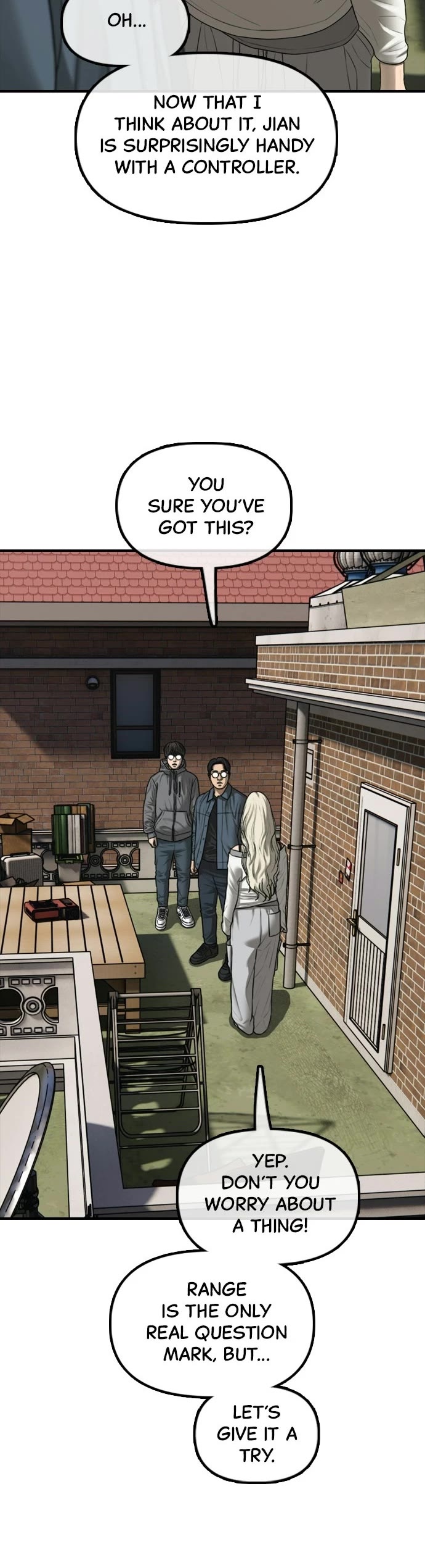 The Apocalypse is Here Chapter 55 page 35 - Chapter 55: Ep. 55 - The Odds of Running into an Idol in a Zombie Apocalypse