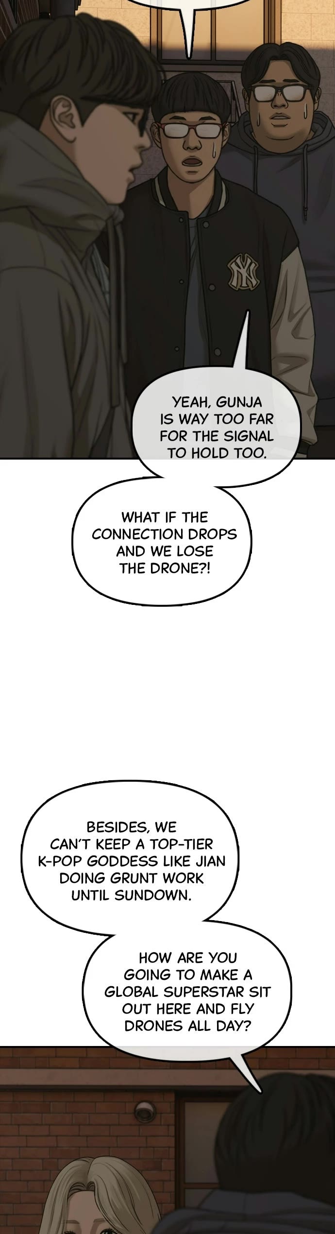 The Apocalypse is Here Chapter 55 page 59 - Chapter 55: Ep. 55 - The Odds of Running into an Idol in a Zombie Apocalypse