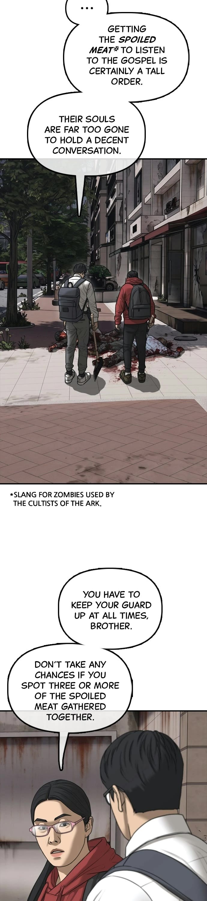 The Apocalypse is Here Chapter 60 page 11 - Chapter 60: Ep. 60 - A Gun-and-Blade Man