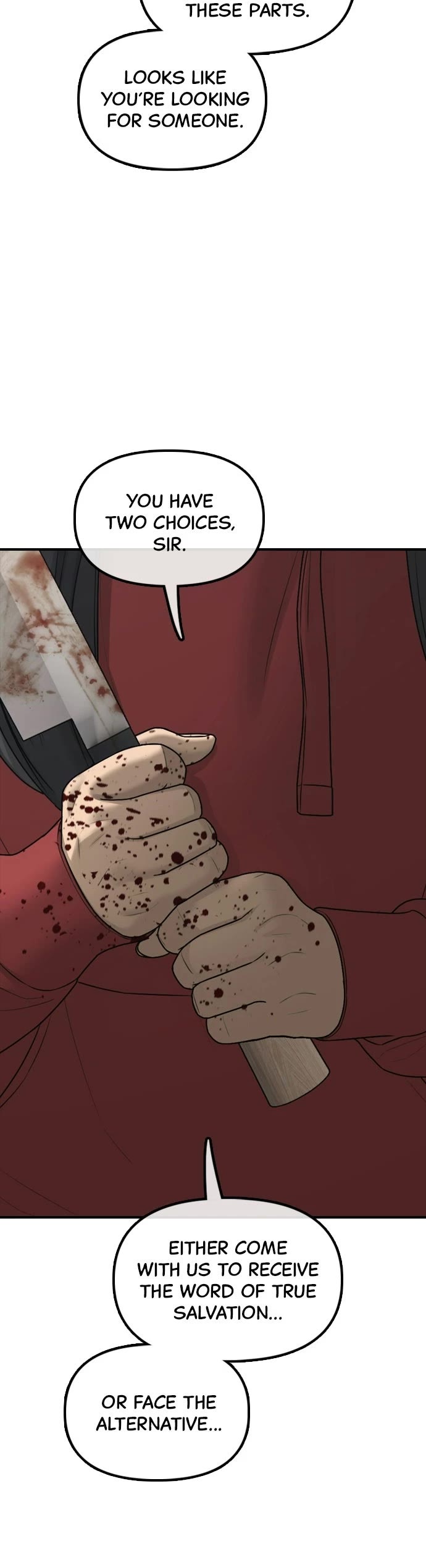 The Apocalypse is Here Chapter 60 page 39 - Chapter 60: Ep. 60 - A Gun-and-Blade Man