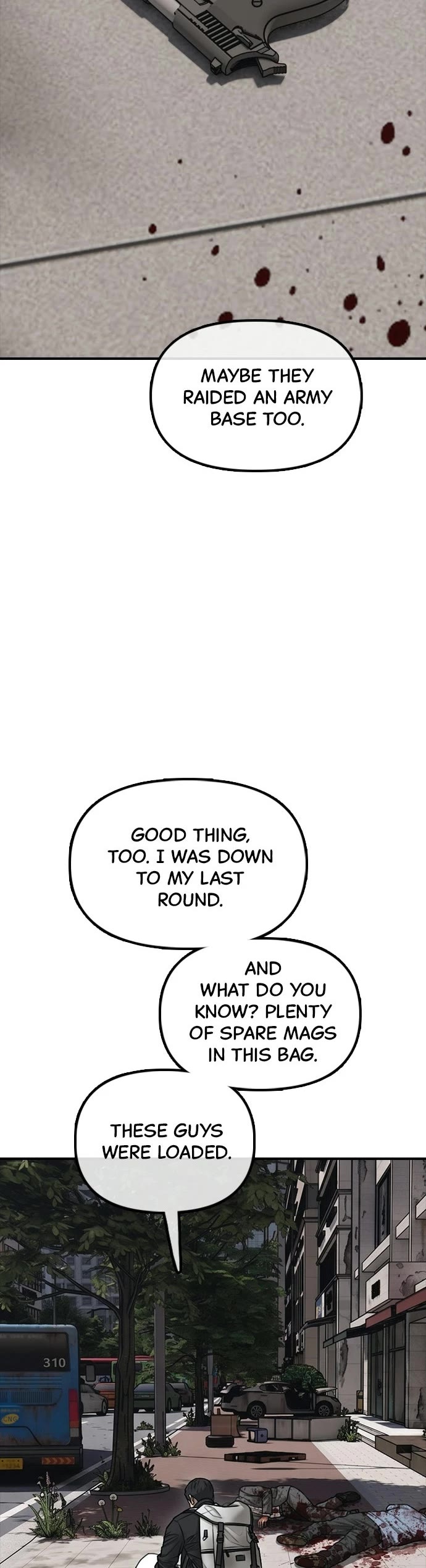 The Apocalypse is Here Chapter 60 page 50 - Chapter 60: Ep. 60 - A Gun-and-Blade Man