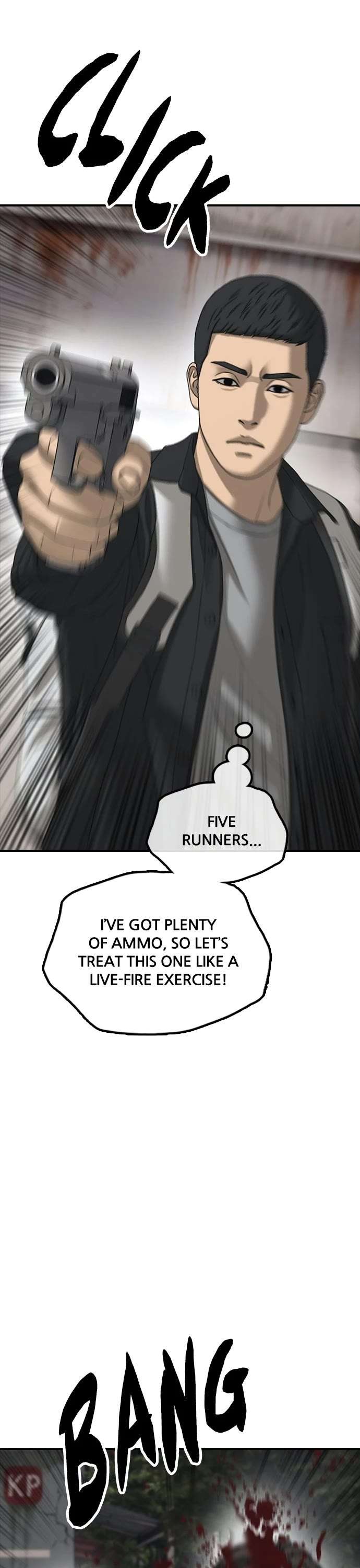 The Apocalypse is Here Chapter 60 page 53 - Chapter 60: Ep. 60 - A Gun-and-Blade Man