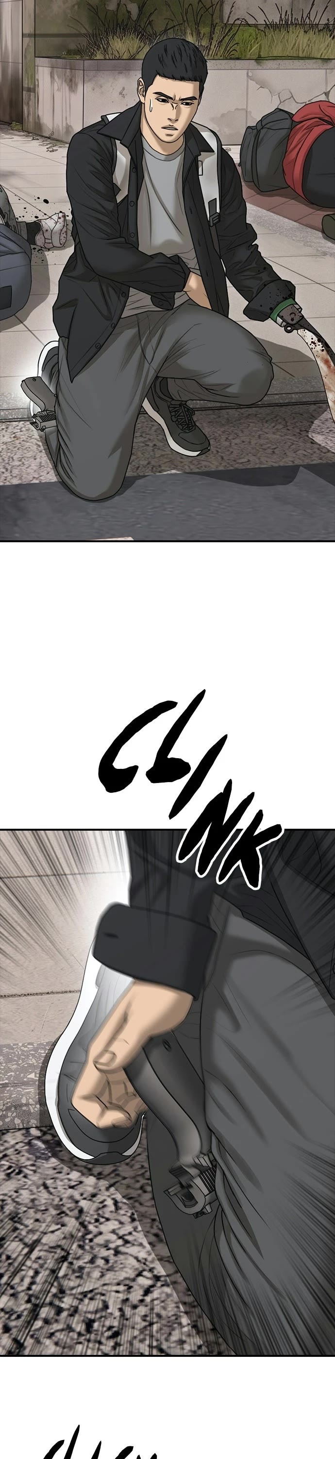 The Apocalypse is Here Chapter 60 page 58 - Chapter 60: Ep. 60 - A Gun-and-Blade Man