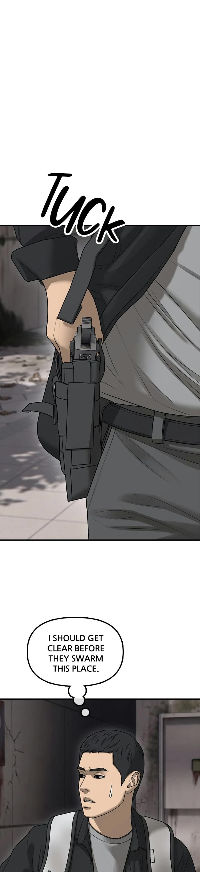 The Apocalypse is Here Chapter 60 page 63 - Chapter 60: Ep. 60 - A Gun-and-Blade Man