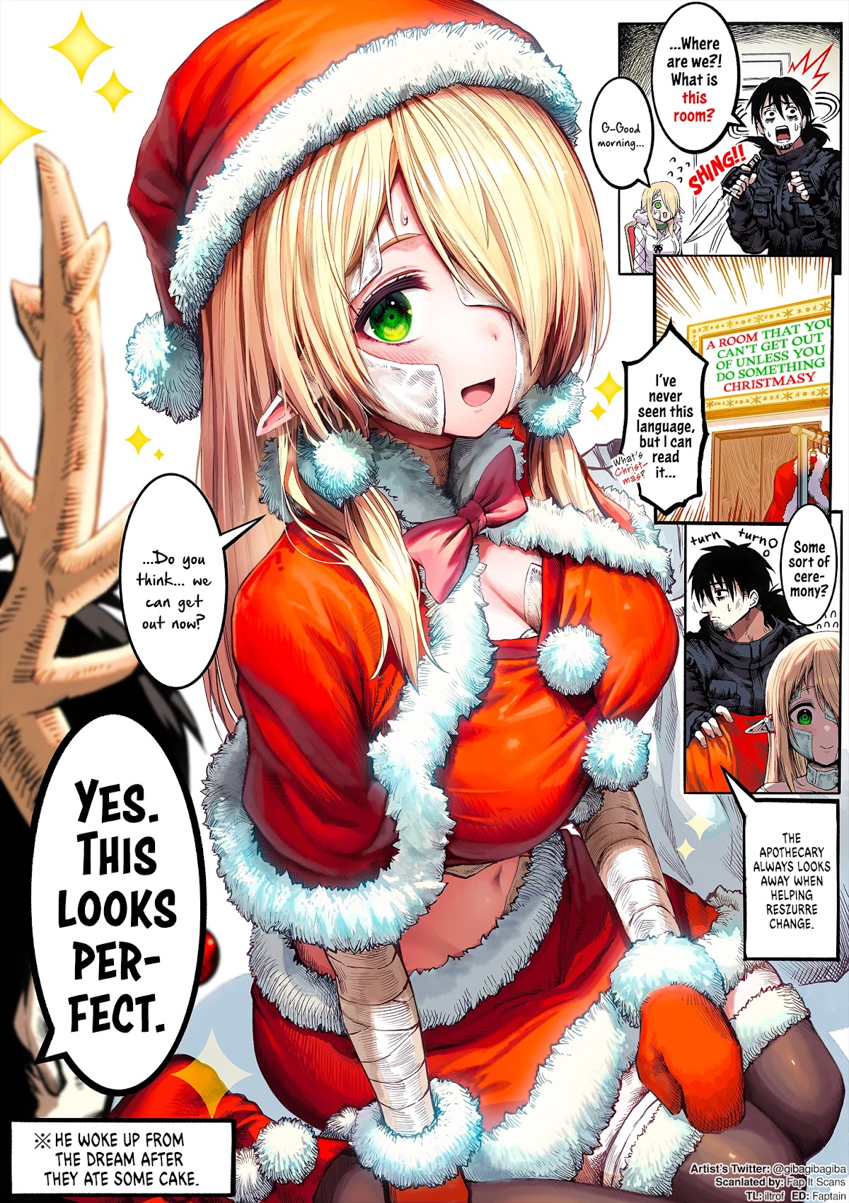 The Apothecary Is Gonna Make This Ragged Elf Happy Chapter 28.5 page 1 - Chapter 28.5: The Ragged Elf and The Apothecary: Christmas Special
