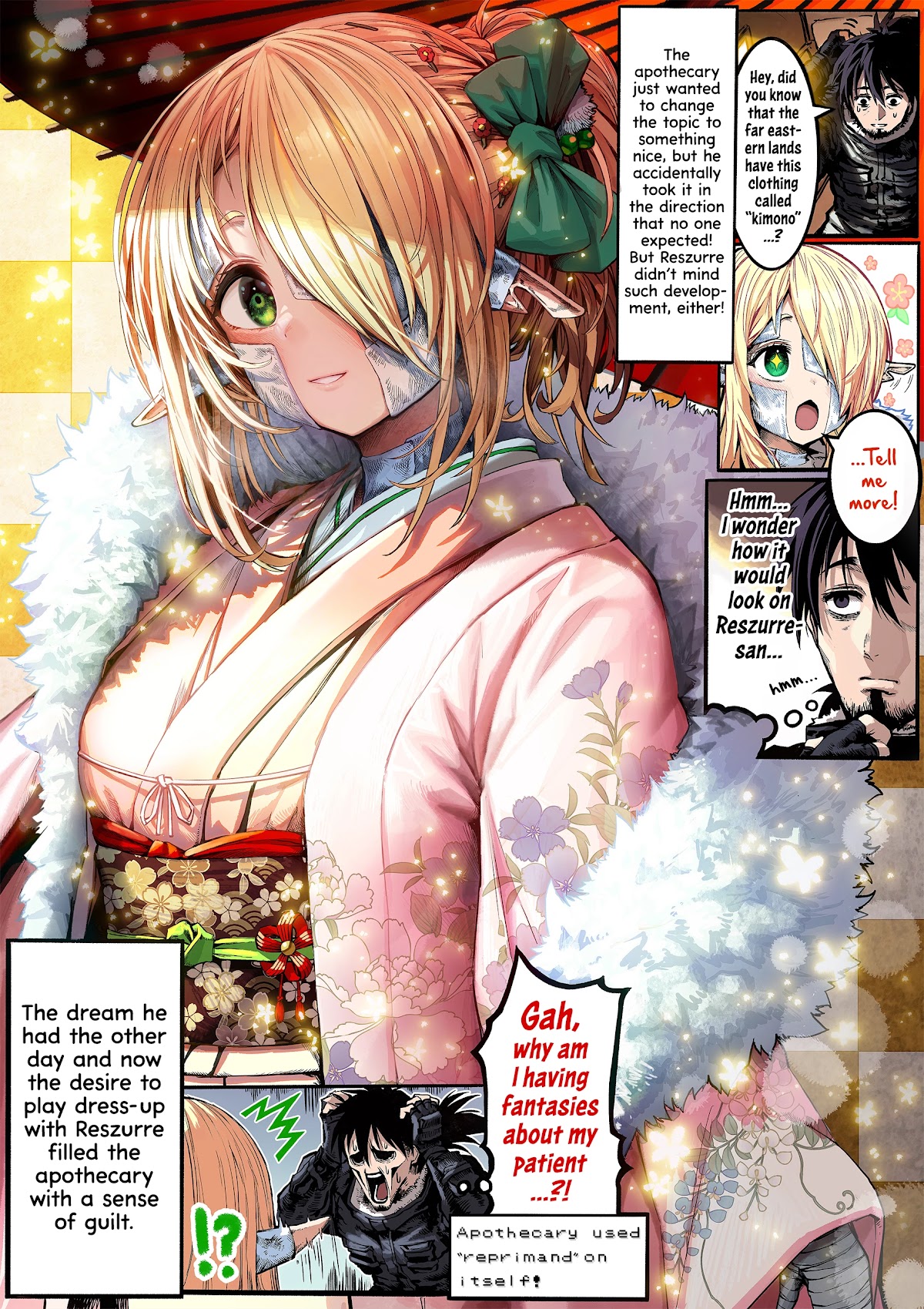 The Apothecary Is Gonna Make This Ragged Elf Happy Chapter 29.5 page 1 - Chapter 29.5: New Year Special