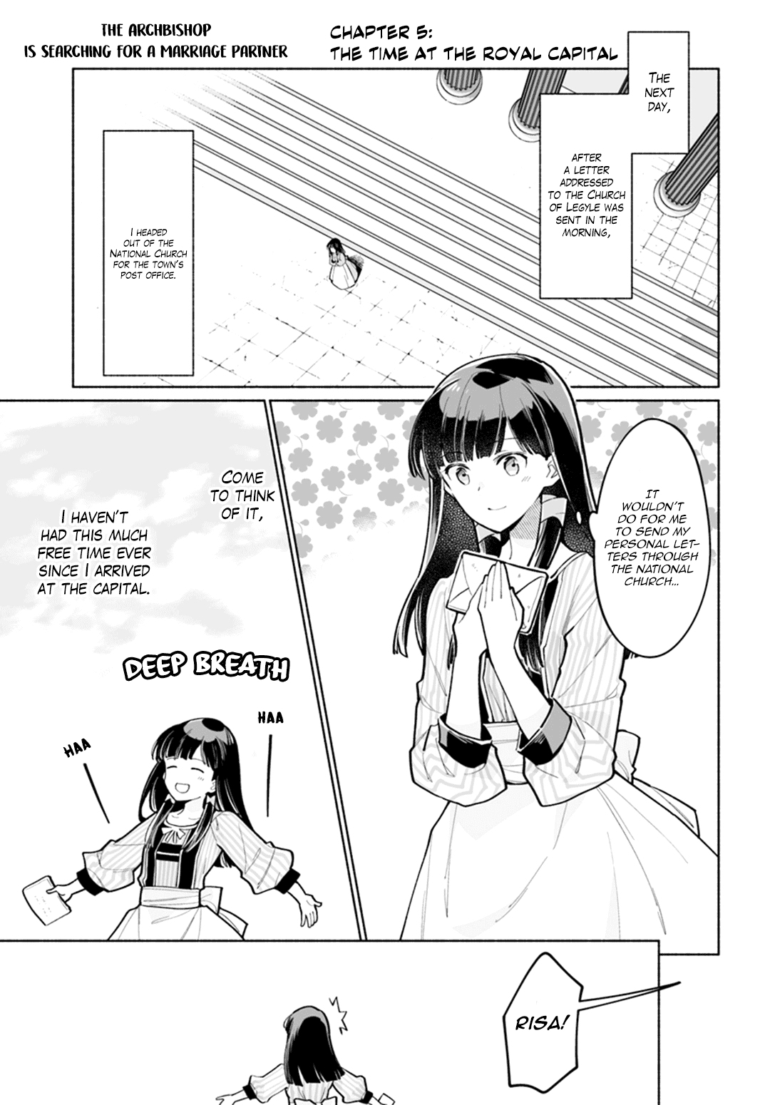 The Archbishop Is Searching for a Marriage Partner Chapter 5 page 2 - Chapter 5: The Time at the Royal Capital