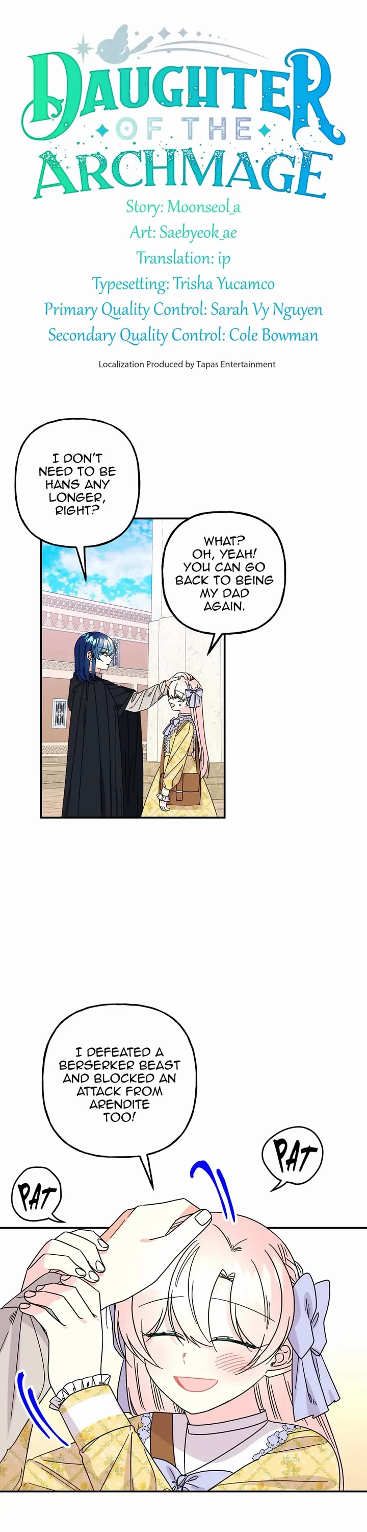 The Archmage's Daughter Chapter 168 page 1 - Chapter 168: A Warm Welcome