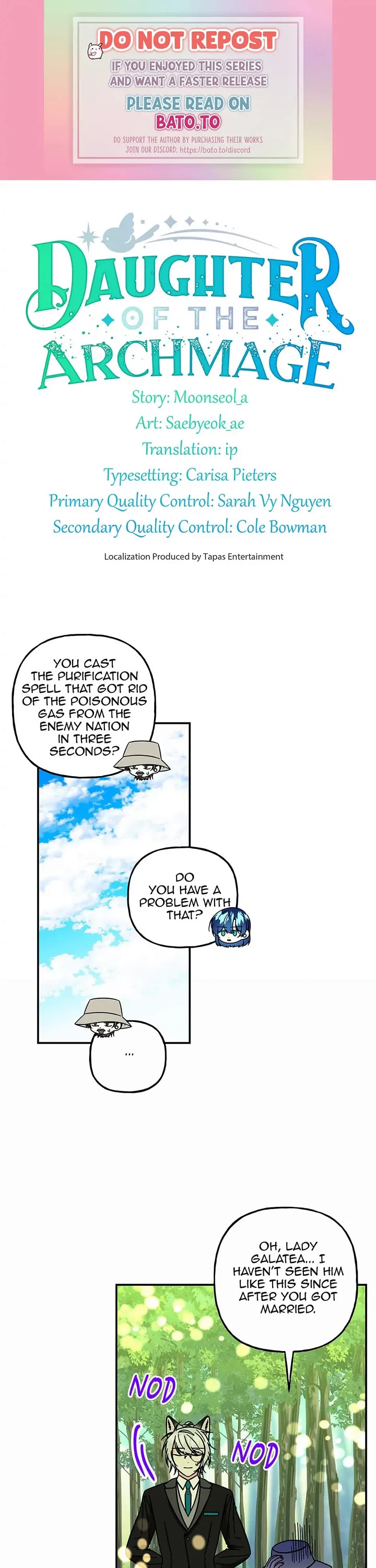 The Archmage's Daughter Chapter 171 page 1 - Chapter 171: Too Handsome