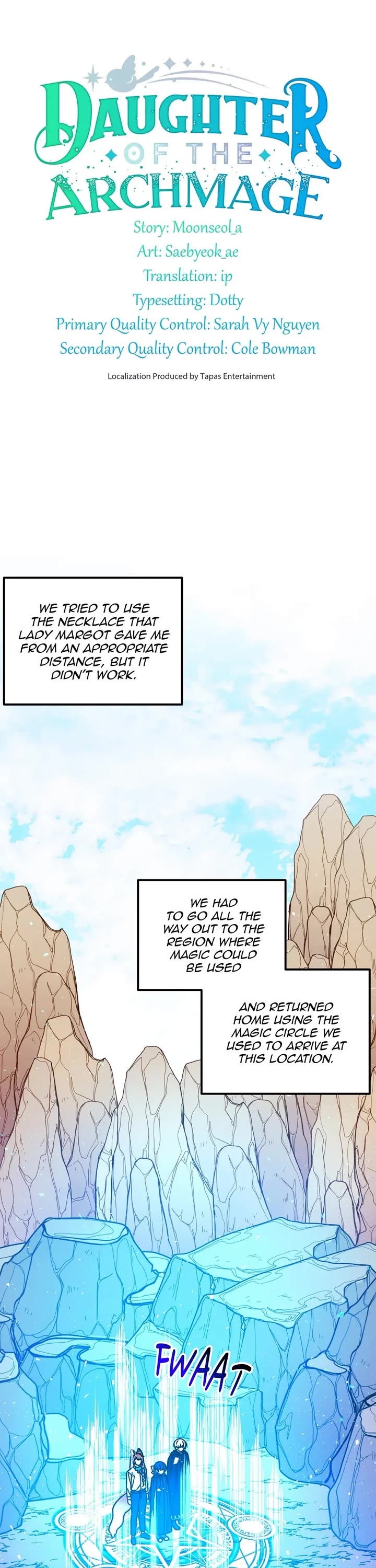 The Archmage's Daughter Chapter 190 page 1 - Chapter 190: Welcome Back