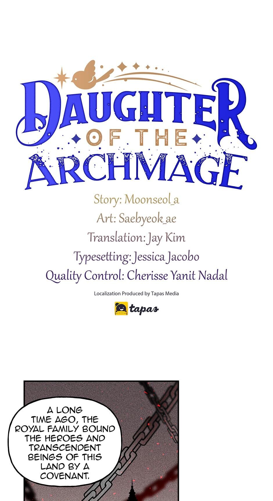 The Archmage's Daughter Chapter 38 page 1 - Chapter 38: It is an Honor to Meet You...